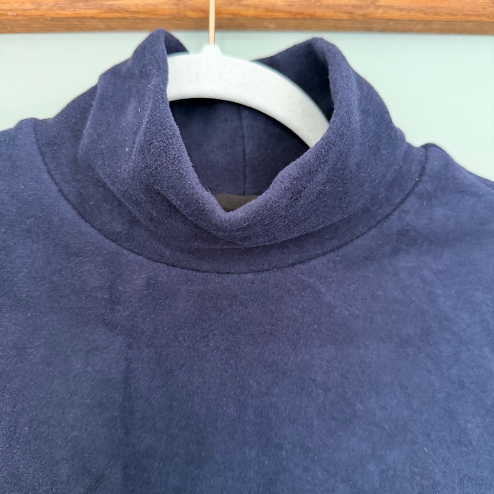 OGL MaxWarm Brami Smoky Navy Blue Long Sleeve Turtleneck - Picture 9 of 16